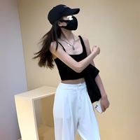 Haut court séduisant sans bretelles pour femme, style sportif avec nœud, en tricot écologique, respirant, haute élasticité, idéal pour l'été