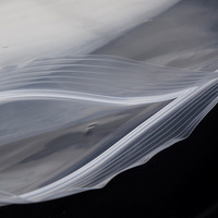 Sac Transparent à fermeture éclair, sac épais pour vêtements, sac alimentaire, sac de fermeture en plastique, pochette en os pe, poche de fermeture