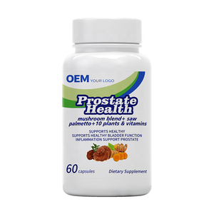 Cápsulas Herbales Fuertes para la Próstata al por Mayor, Marca Privada OEM, Listas para FBA, Suministro a Granel Estable, Prueba COA para Vendedores de Plataformas de Comercio Electrónico - Product Image 1