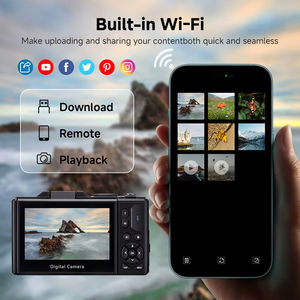 5K mikro tek kamera Flip ekran HD seyahat vdijital kamera öğrenci profesyonel fotoğraf makinesi - Product Image 4