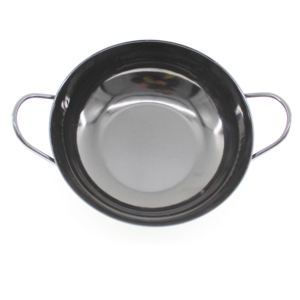 อาหารติดต่อความปลอดภัยไม่ติดเคลือบเหล็กคาร์บอน <span class=keywords><strong>Paella</strong></span> กระทะกระทะกระทะขนาดเล็กที่มี2จับโลหะกระทะเด็กกระทะแบนด้านล่าง - Product Image 1