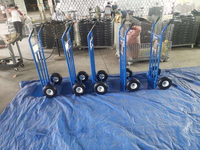 Chariot à main robuste en acier de 600 lb avec cadre fermé, conception réglable, option OEM, garantie 1 an pour les outils