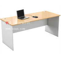 Meubles de bureau scolaire Structure en bois Bureau simple avec tiroirs et rangement mobile