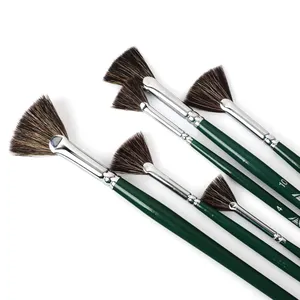 Pennello a ventaglio in pelo <span class=keywords><strong>di</strong></span> <span class=keywords><strong>martora</strong></span> <span class=keywords><strong>per</strong></span> <span class=keywords><strong>acquerello</strong></span>, gouache, acrilico, pennello in pelo <span class=keywords><strong>di</strong></span> maiale, pennello <span class=keywords><strong>per</strong></span> olio, <span class=keywords><strong>per</strong></span> adulti, principianti, <span class=keywords><strong>per</strong></span> pittura a mano - Product Image 1