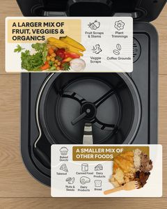 Broyeur de déchets alimentaires noir OEM, 3 modes de traitement, composteur d'intérieur, grande capacité de 4 L, composteur électrique pour plan de travail de <span class=keywords><strong>cuisine</strong></span> - Product Image 5