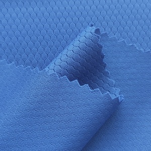 <span class=keywords><strong>100</strong></span> <span class=keywords><strong>Polyester</strong></span> thể thao tổ ong lưới đan thể thao vải cho T-Shirt bóng đá Jersey - Product Image 4