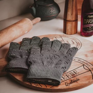Gants de sécurité antidérapants en nylon, texture intégrale, poignet tricoté micro-diamanté, usage général - Product Image 2