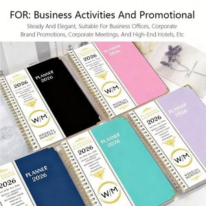 2026 Custom <b>Weekly</b> Planner Notebook with Hard Cover Spiral Bound Design Your Planner - Product Image 3
