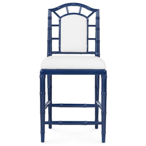 Taburete de barra Delia de madera/linen/tapizado, taburete de barra alto y duradero para el hogar, bar y comedor - Product Image 1
