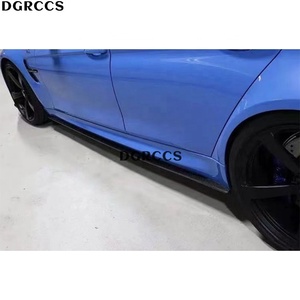 Faldones Laterales Estilo 3D de Fibra de Carbono Real para M3 M4 F80 F82 2014-2018 - Product Image 6