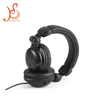 Casque de studio DJ professionnel filaire supra-auriculaire, pliable et pivotant