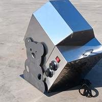 Machine à torréfier les noix électrique multifonction Capacité de 500g pour les grains de café Cacahuète Sésame Grain Cuisson Équipement de torréfaction