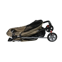 Poussette pour animaux de compagnie à 3 roues réglable et pliable pour chiens et chats de petite et moyenne taille, pour le jogging, la randonnée, les voyages, chariot de promenade pour chiens
