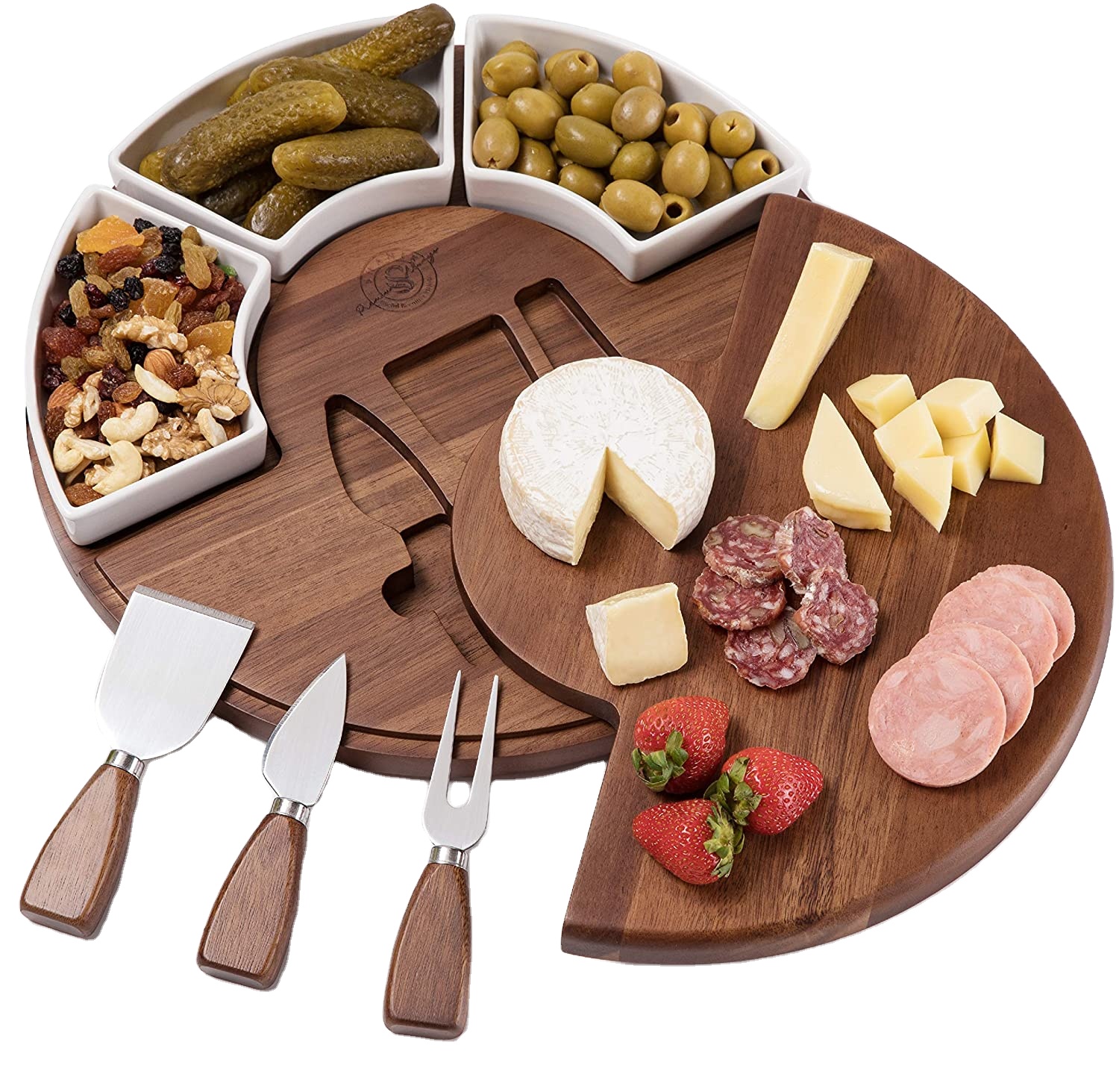 Новый черный сланцевый маркер для сыра