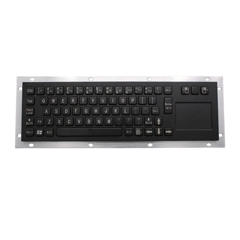 Schwarz IP65 USB numerische Tastatur Touchpad Metallic Panels Mini-Tastaturen Verkaufs automaten Kiosk numerische kompakte Tastatur