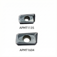 Plaquettes de tournage interne en carbure CVD/PVD haute performance APMT1135 APMT1604 PDER M2 H2 pour acier inoxydable 75-85 HRC