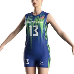 Maillots de volley-ball pour femmes avec logo personnalisé, sublimation, séchage rapide, uniformes de volley-ball de plage pour femmes - Product Image 5
