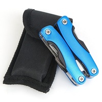 Couteau de poche multifonction personnalisé 12 en 1 en acier inoxydable, tournevis, pince multifonction, porte-clés