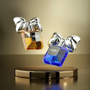 Frasco de vidro personalizado feminino 30ml, frasco de vidro perfume 50ml 100ml
