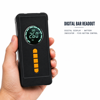 Démarreur de voiture portable 12V avec batterie externe, pompe à air intégrée et manomètre de pression des pneus - Appareil tout-en-un pour démarrage et gonflage