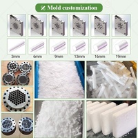 Le cube de granule de dioxyde de carbone de bloc de glace sèche de granulateur commercial font la machine de forme