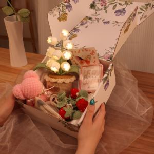 Ramo de Flores de Ganchillo Hecho a Mano, Flores Artificiales Decorativas, para Bodas, Fiestas, Aniversarios, Regalo - Product Image 3