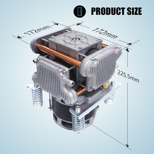 SINC MED Exclusive Design 120L Super Slient Oilless Air Pump Compressor Head for <strong>Hyperbaric</strong> Oxygen <strong>Chamber</strong> - Product Image 2