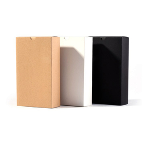 Logotipo personalizado marrón reciclado <span class=keywords><strong>de</strong></span> cartón <span class=keywords><strong>de</strong></span> papel Kraft calcetín embalaje deslizante cajón caja con manga - Product Image 5