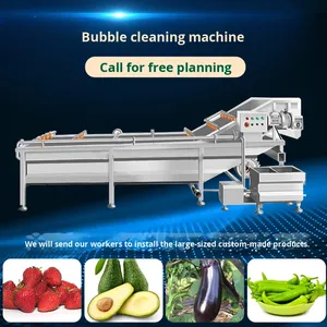 Hongteng cao áp thương mại hoàn toàn tự động điều khiển động cơ máy giặt bong bóng cho Trái Cây Rau 2000W 220V/380V cao - Product Image 4