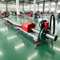Une petite machine de découpe plasma CNC portable, facile à utiliser, utilisée pour la découpe de tuyaux en acier au carbone et en acier inoxydable