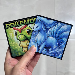 Aimant de réfrigérateur personnalisé en acrylique sur le thème de l'anime japonais Pokémon, de haute qualité, cadeau surprise, fan art, booster de jeu de société - Vente en gros MS - Product Image 1