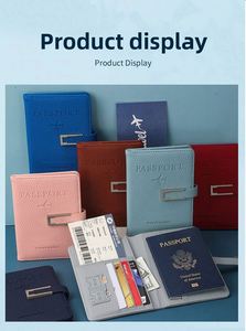 Nuevo Set de Lujo para Viaje: Porta Pasaportes, Libreta/Diario, Etiqueta para Equipaje y Set de Vuelo con Logotipo Personalizado, Idea de Regalo de Navidad - Product Image 6
