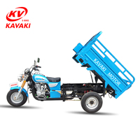 Chine kavaki d'occasion 150cc 200cc 250cc tvss moto tricycle à essence 3 roues vélo en Afrique