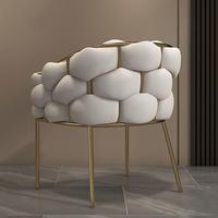 Tabouret de coiffeuse ergonomique moderne de luxe en velours pour filles, avec dossier, rouge, pour la maison, le bureau, l'hôtel, la chambre et le salon