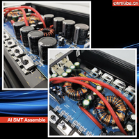 Amplificateur stéréo de voiture mono RMS 1500W 1D, amplificateur de subwoofer SPL à basses puissantes, crête 3000W, max 1 ohm, amplificateur de voiture classe D monoblock