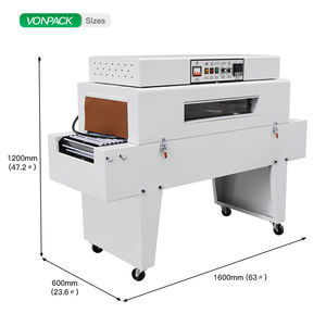 Machine d'emballage automatique à rouleaux 4020F Machine d'emballage à tunnel rétractable plus longue pour usine de bouteilles de boîtes en carton utilisant - Product Image 3