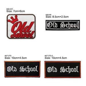 Европейские и американские винтажные нашивки в стиле хип-хоп с вышивкой, приклеиваемые утюгом - Product Image 1