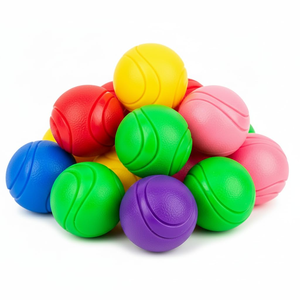 Pelota de Goma de Silicona Resistente a Mordeduras, Pelota de Goma para Entrenamiento Dental de Mascotas - Product Image 1