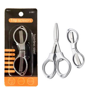 17g 4 couleurs pliant en acier inoxydable tresse ciseaux coupe-ligne de pêche poisson coupe ciseaux appâts de pêche ciseaux - Product Image 3