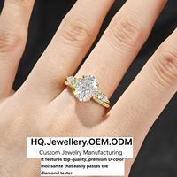 Ensemble de deux bagues empilables en argent sterling S925 exquises : Bague en moissanite couleur D pour femme, design européen populaire, look haut de gamme