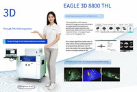 Máquina de Inspección AOI 3D Eagle 3D 8800 THL, Equipo de Detección de Defectos SMT THT