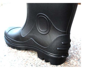 Bottes de pluie en PVC à embout en acier Bottes de pluie de sécurité pour l'exploitation minière industrielle Wellington à embout en acier - Product Image 3
