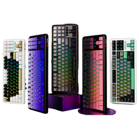 Teclado Mecánico LDON LX83 Intercambiable en Caliente, Triple Modo, RGB, USB-C, con Controlador de Macros para PC y Laptop
