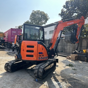 Miniexcavadora Hitachi ZX55 Usada en Japón, Excavadora Pequeña de Segunda Mano, Máquina Excavadora ZX55 para Construcción - Product Image 4