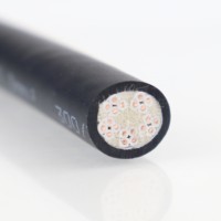 Cable de Cadena Portacables de Alta Calidad con Conductor de Cobre y Aislamiento de PVC para Equipos de Transporte y Elevación 12C 0.5sqMM Temperatura de Trabajo