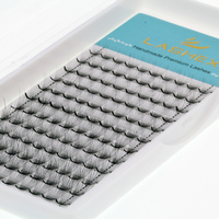 Extensions de cils coniques Pro, en forme d'éventail, prêts-à-poser poser poser soi-même, à pointes étroites, thermo-collées, 0.03mm, 0.05mm