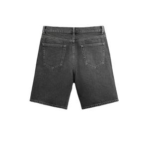 กางเกงขาสั้นผู้ชายสไตล์ลำลองสำหรับใส่เที่ยวหน้าร้อน แต่งดีเทลขาดๆ มีกระเป๋า ผลิตจากผ้าฝ้าย 100% - Product Image 2