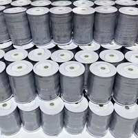 Ruban en tissu à fibres électriquement conductrices personnalisé pour la protection ESD, pour vêtements et chaussures, résistant à l'usure, élimination des charges statiques