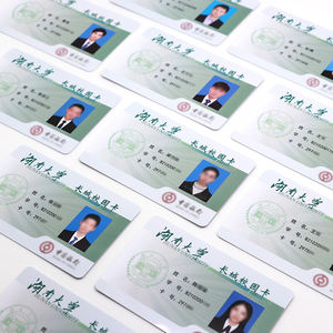 Carte d'identité en PVC avec impression numérique, code-barres, photo personnalisée, nom, pour étudiants et visiteurs - Product Image 6