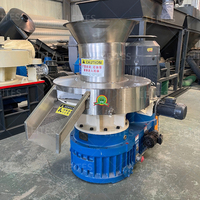 Machine à granulés de biomasse à haute productivité 220V, pour sciure de bois, paille, déchets de riz, herbe, fonctionnement facile